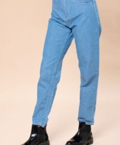 Jeans Mom oscuro