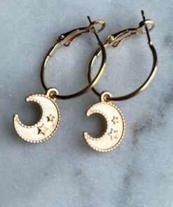 Aros Luna Acero Quirúrgico
