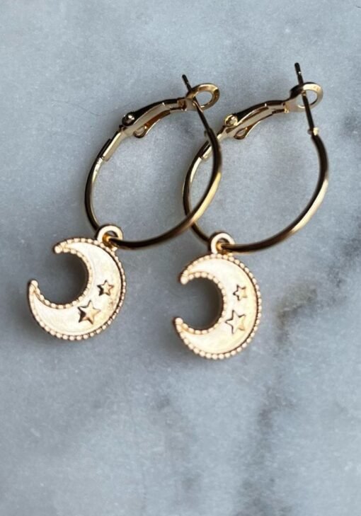 Aros Luna Acero Quirúrgico