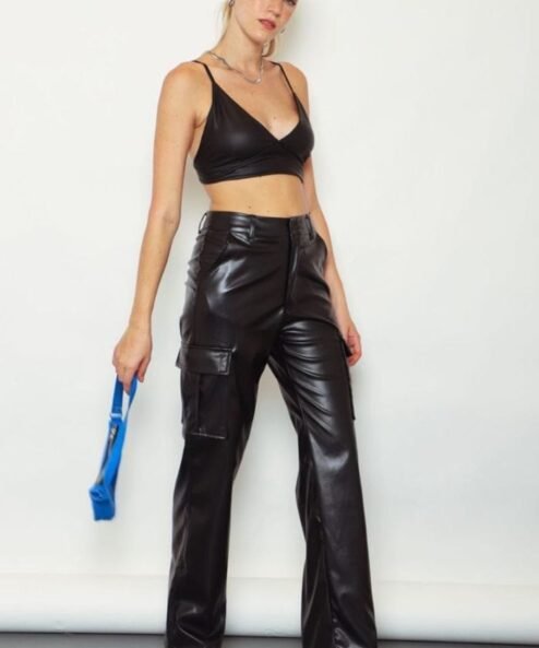 Pantalón cargo Eco Cuero