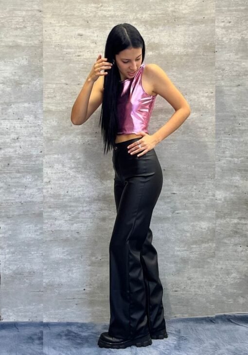 Wide leg ecocuero - Imagen 2