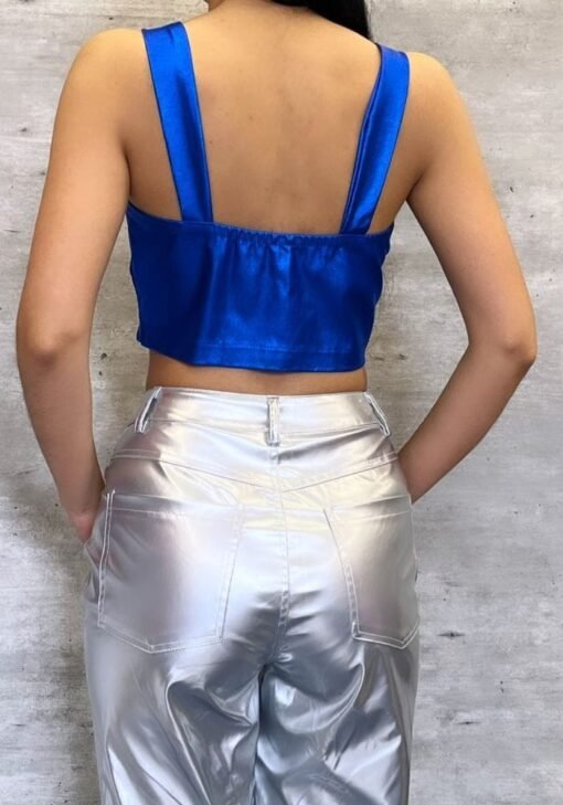 Top azul platinado - Imagen 2