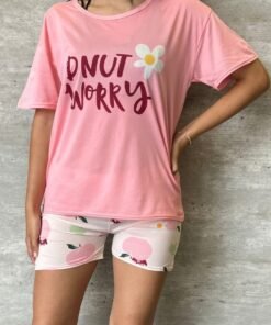 Pijama reme short y pantalon