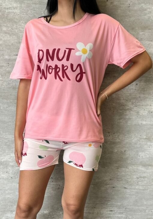 Pijama reme short y pantalon