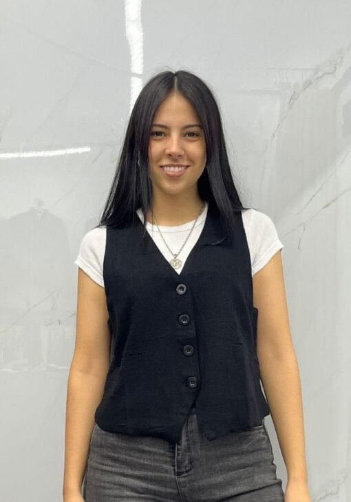 Chaleco Lino Lili - Imagen 3