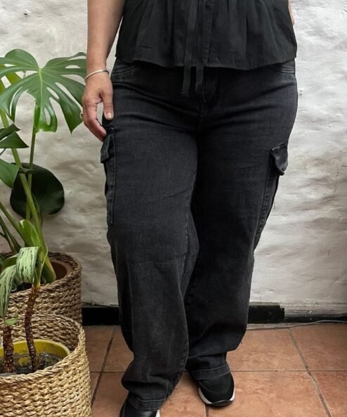 Jean cargo plus size