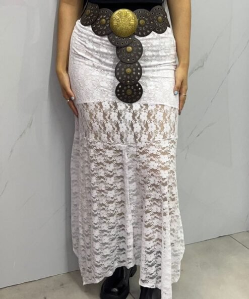 Pollera encaje Poly