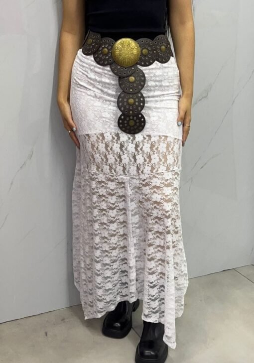 Pollera encaje Poly