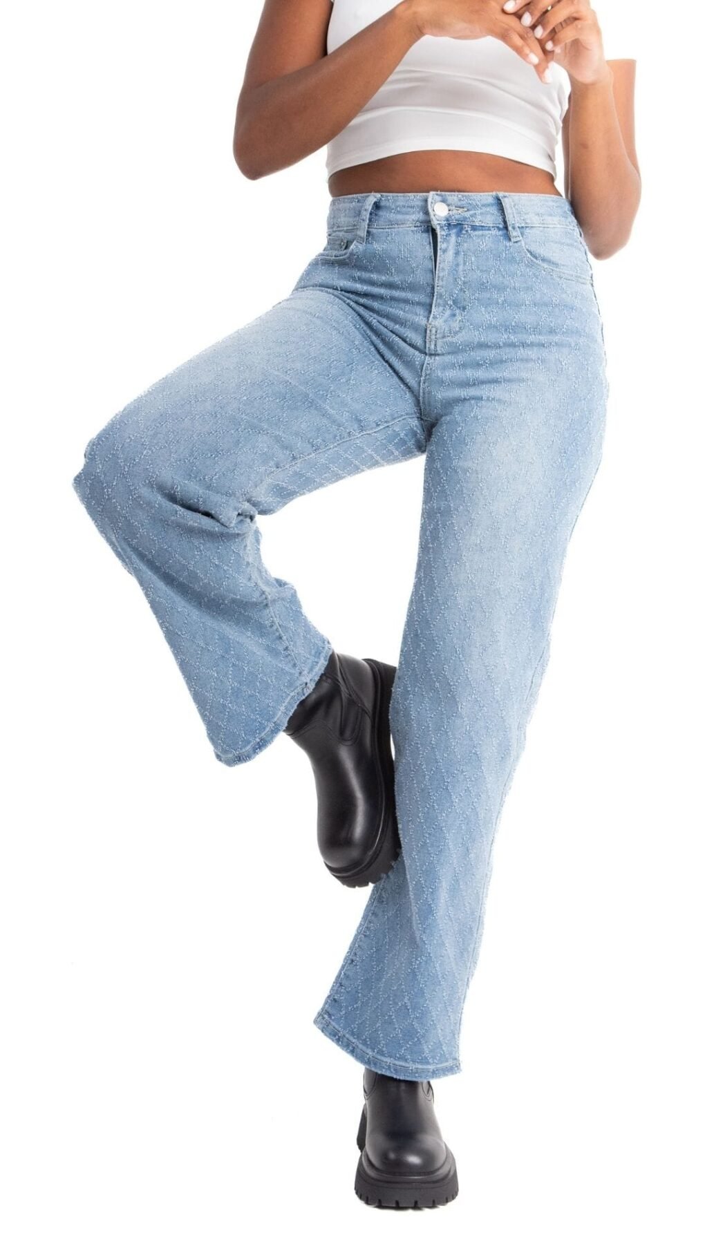 PANTALON JEANS DIAMANTE - Imagen 2