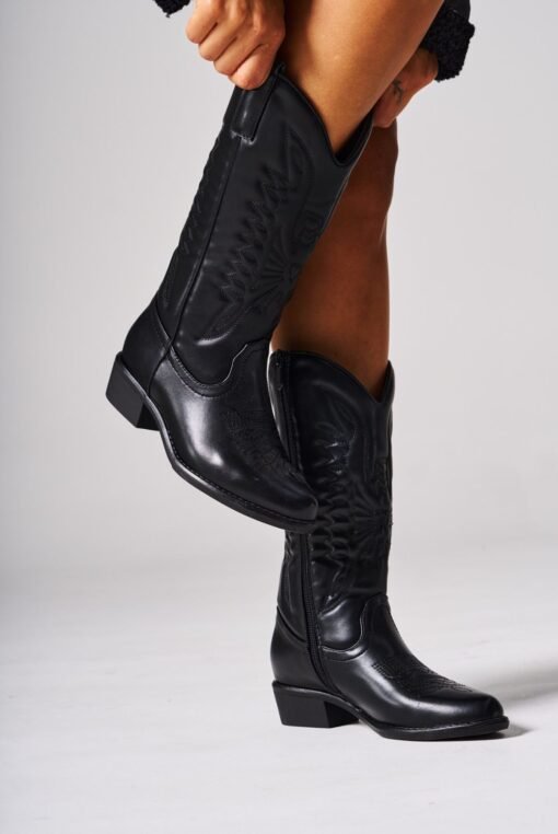 Botas texanas negras