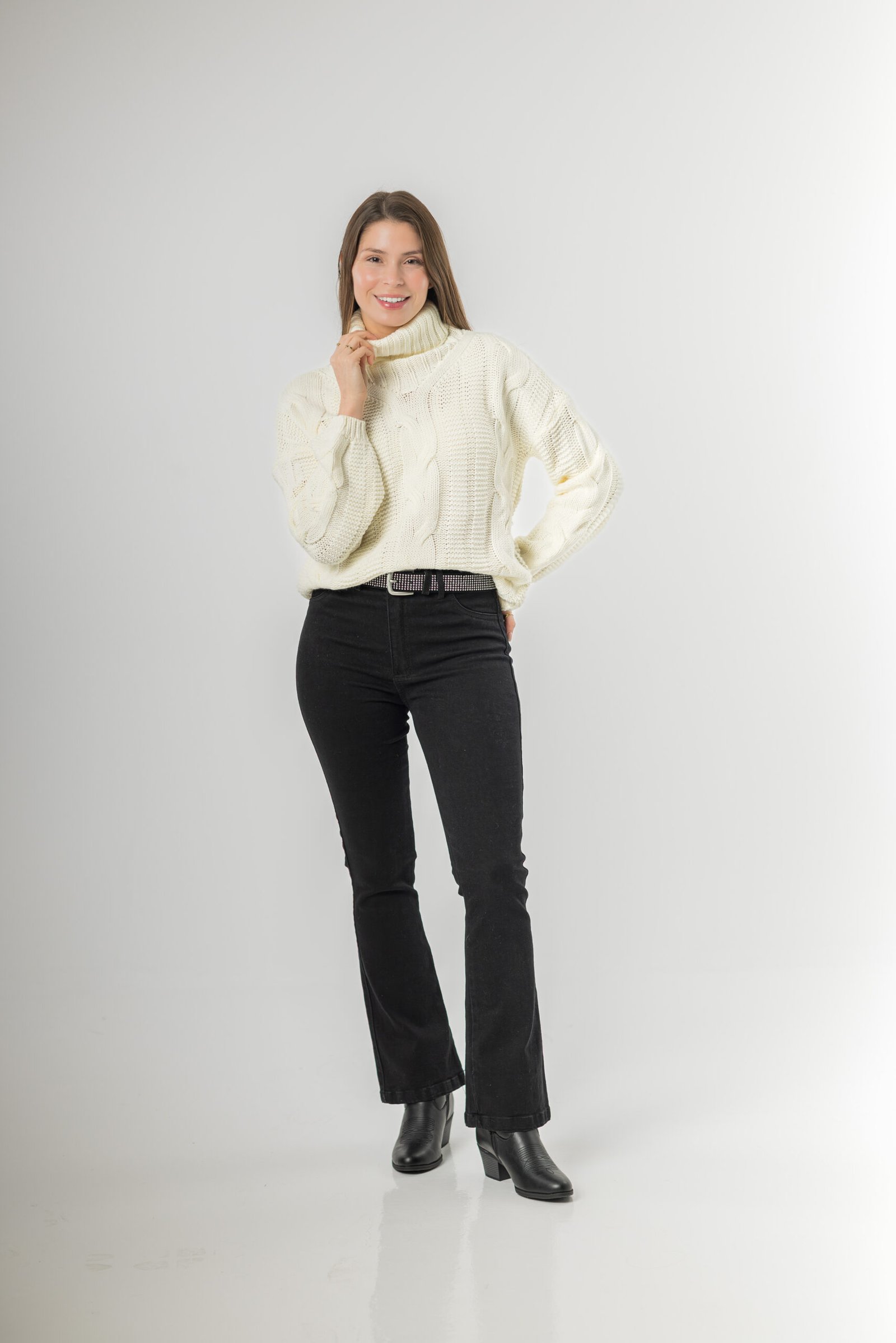 Jeans semi Oxford