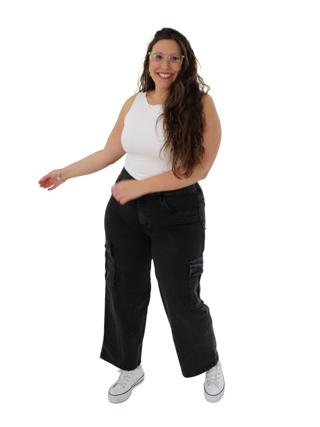 Jean cargo plus size - Imagen 4