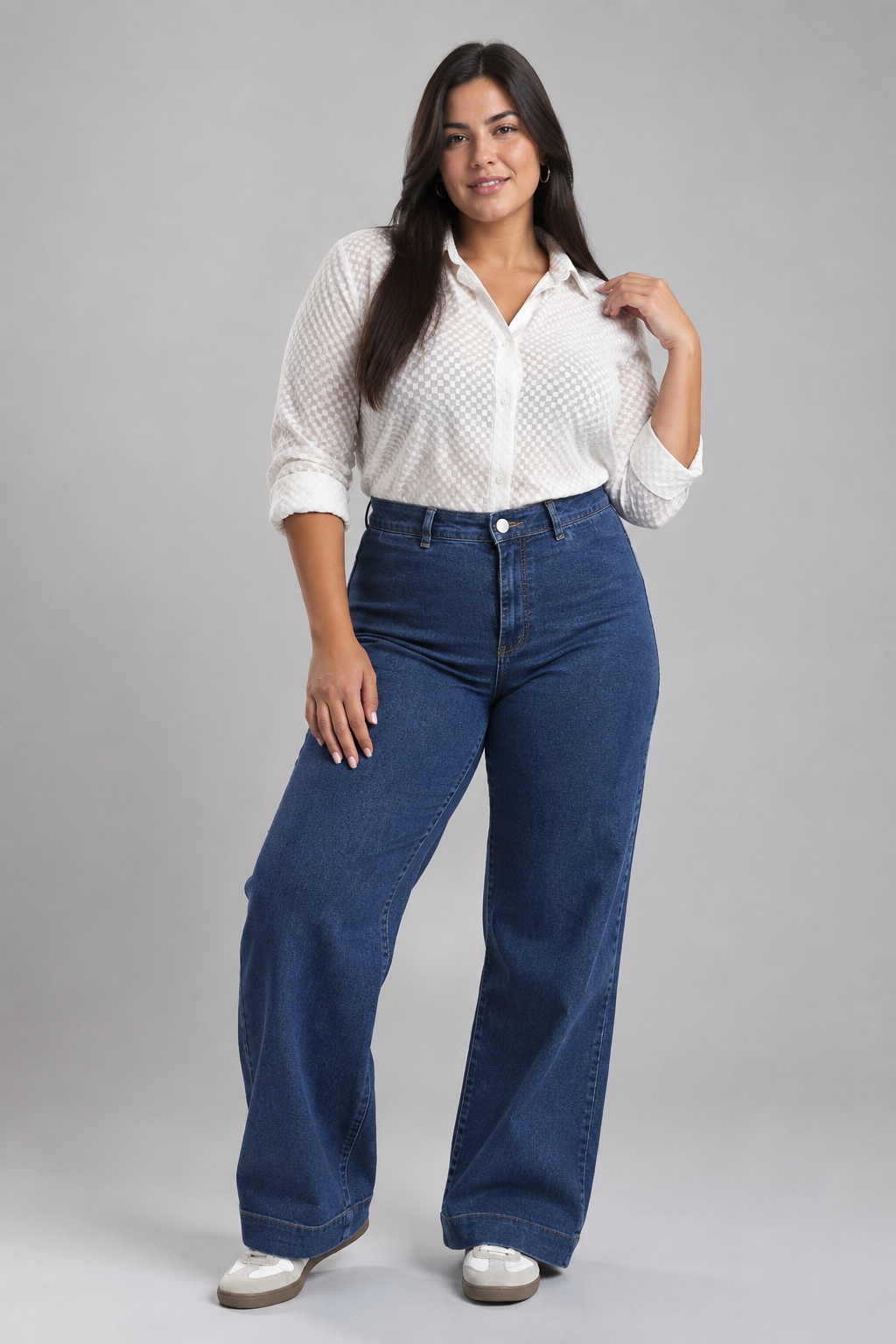 Jeans elastizado Wide leg - Imagen 2